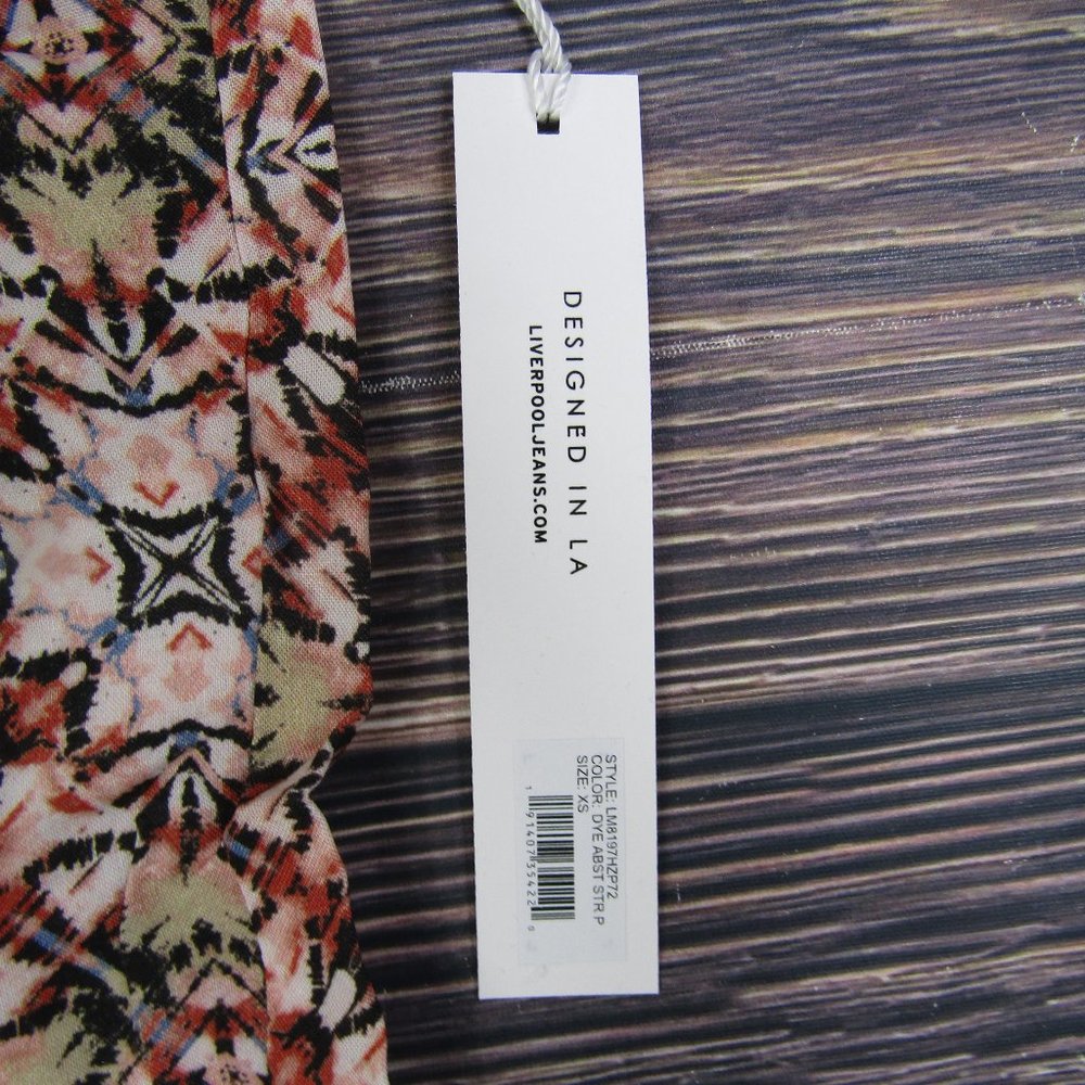 Liverpool NEW NWT XS Red Sleeveless Button Up Shirt - Picture 3 of 8